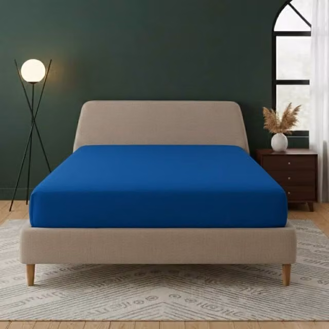 Snug City Super King Flannelette Fitted Sheet in Teal, Extra Deep 40 cm, Made from Soft Brushed Cotton