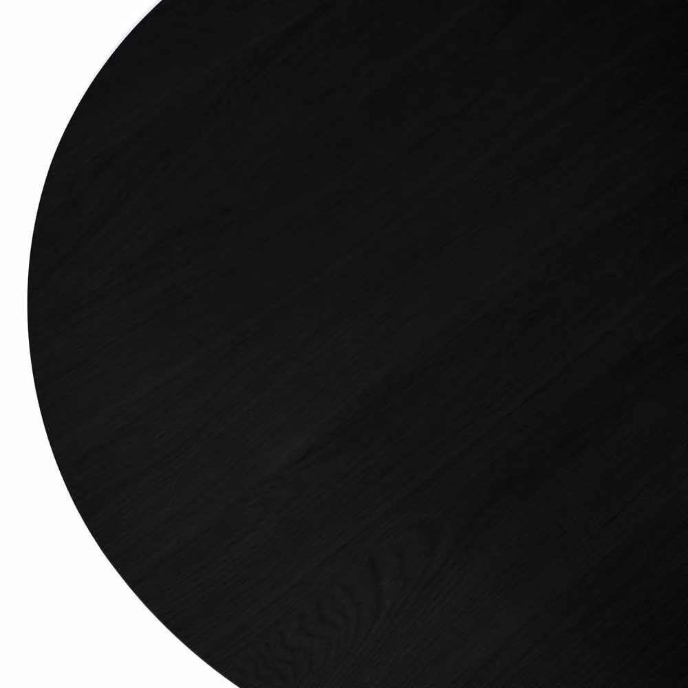 Cheshire Orla Round Lamp Table in Black, W/D/H: 45 x 45 x 45 cm – 3
