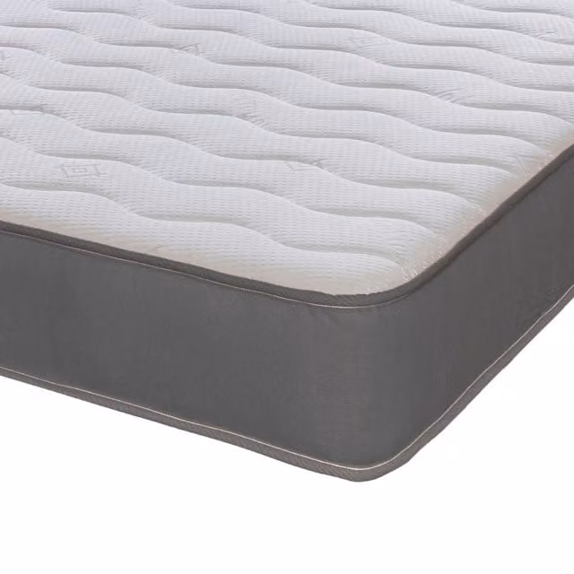 eXtreme Comfort Ltd Cooltouch Essentials Wave Soft Hybrid Spring Mattress for Children, White and Grey, Depth: 18 cm