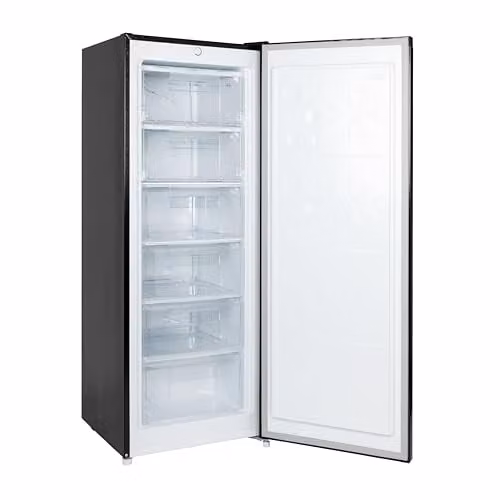 Willow WTF55B 177L Freestanding Tall Upright Freezer with Reversible Door, Black – 3