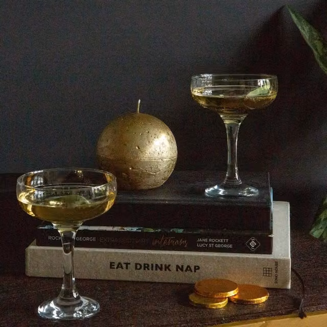 Rink Drink Transparent Cocktail Glass, 200 ml