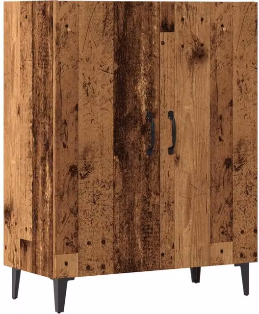 Berkfield Home Old Wood Sideboard in Brown, W/D/H: 70 x 34 x 90 cm – 1