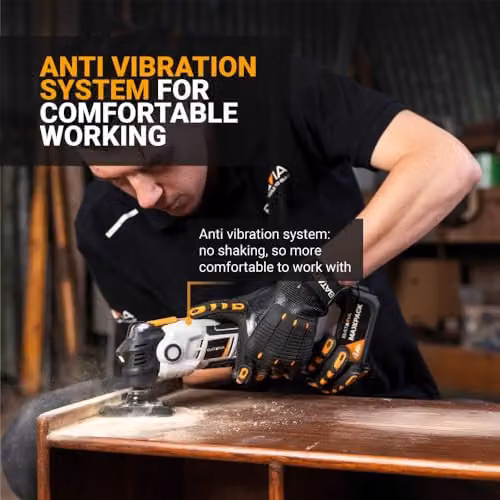 Batavia Maxxpack 18V Cordless Anti-Vibration Multitool – 2