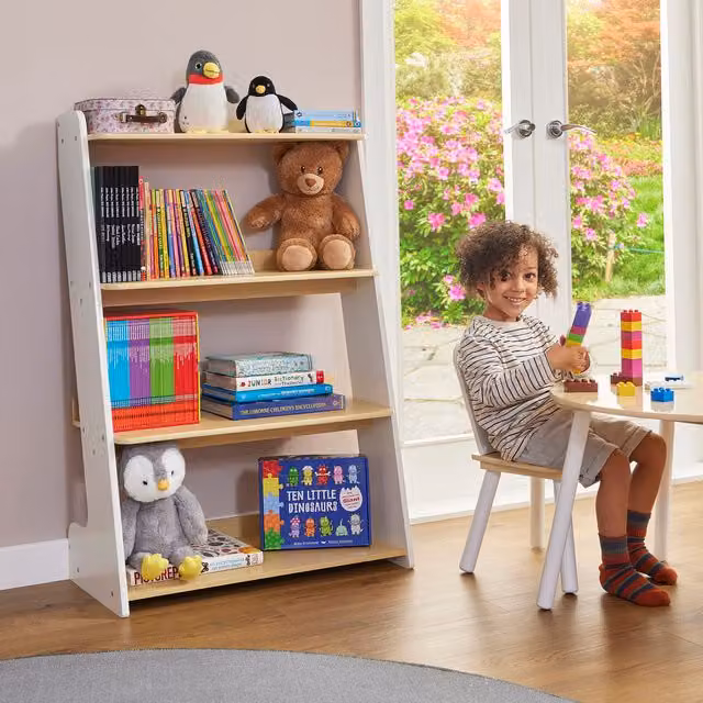 Liberty House Toys Kids Tiered Bookcase in White
