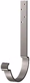 Lindab Majestic Steel Gutter Rafter Angle Bracket, 200mm, Silver Galvanised Steel