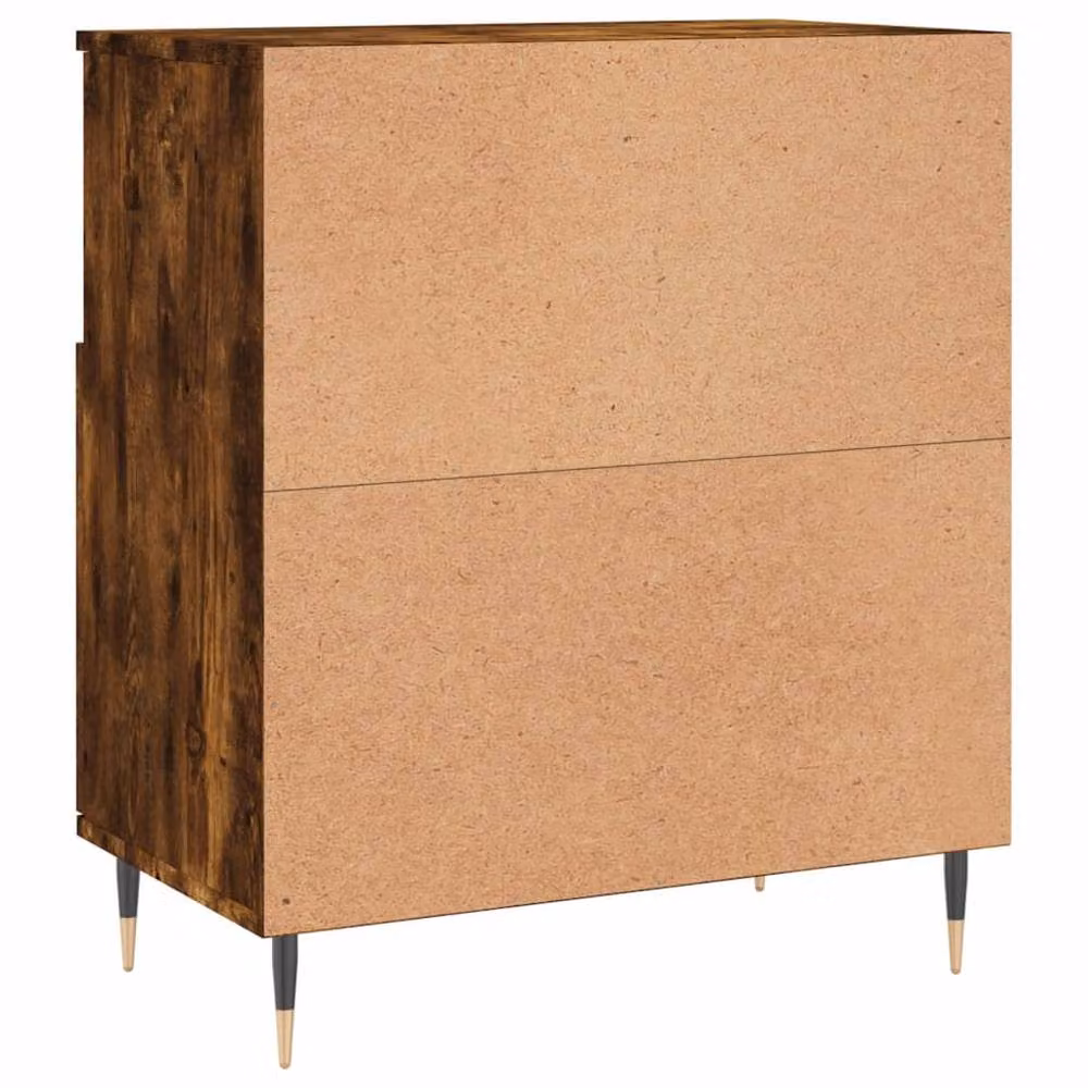 Berkfield Home Smoked Oak Sideboard in Brown, W/D/H: 60 x 35 x 70 cm – 5