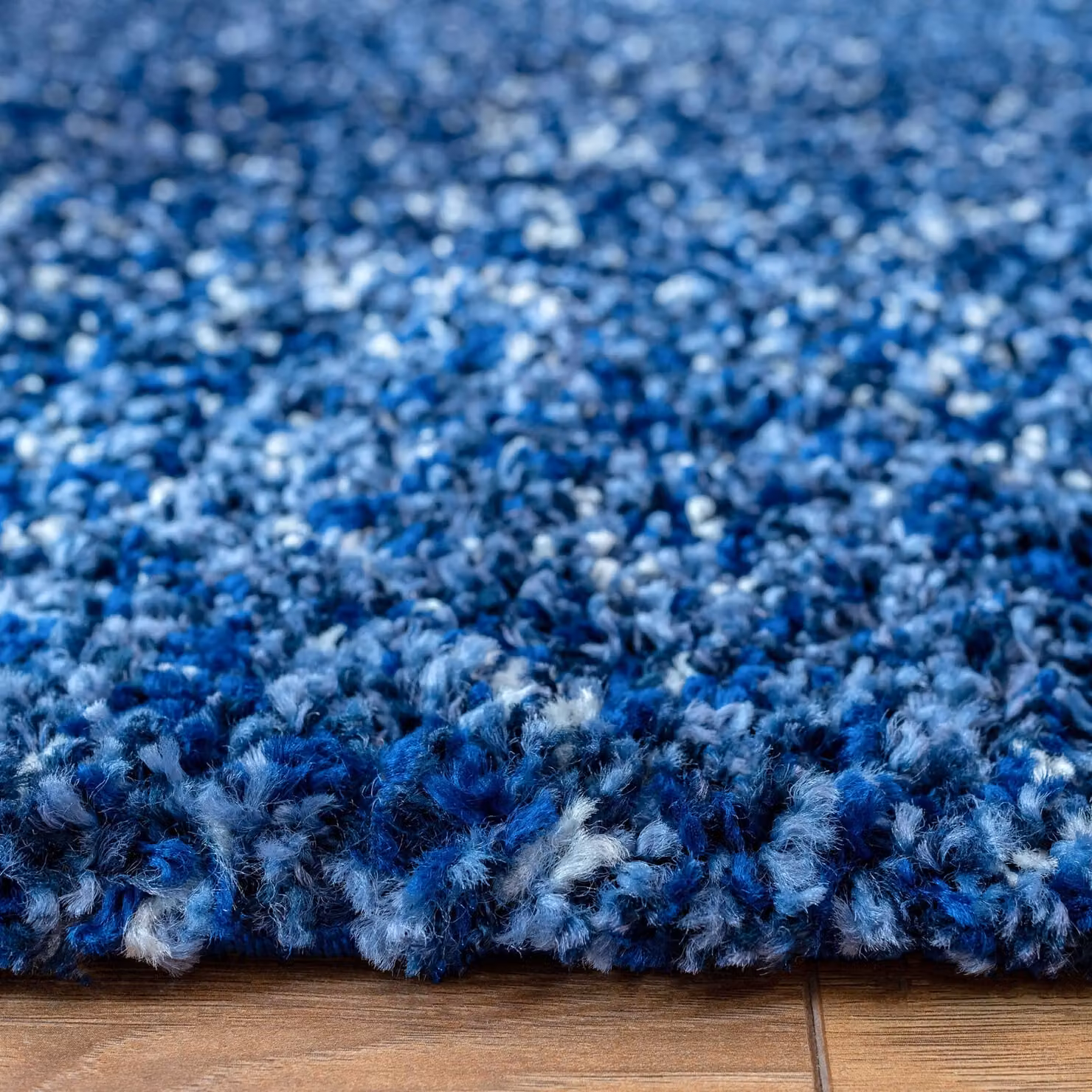 Kukoon Soft Shaggy Rug, Navy Blue Deep Pile Fluffy Bedroom Carpet, W: 160 cm, D: 230 cm – 3