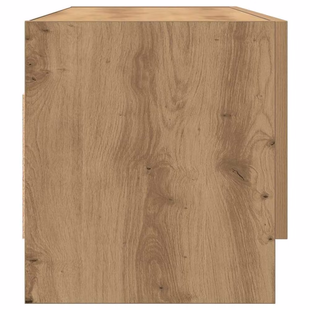Berkfield Home Artisan Oak Wardrobe in Brown, W/D/H: 100 x 32.5 x 35 cm – 3