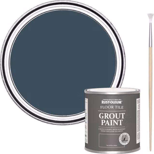 Rust-Oleum Floor Grout Paint in Evening Blue, 250 ml