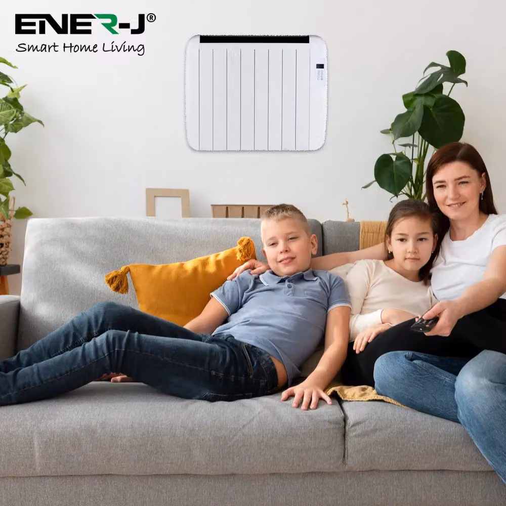 ENER-J Smart WiFi Convector Radiator Heater 1200W, White, W/D/H: 106 x 16.02 x 42.84 cm – 2