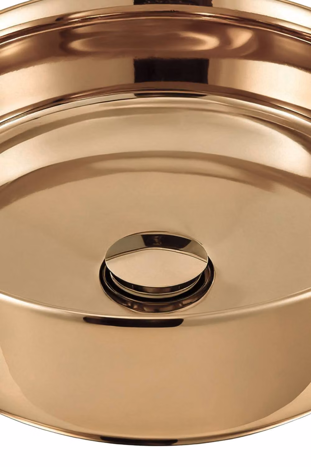 Living and Home Round Ceramic Countertop Vessel Washbasin Sink in Bronze – 4
