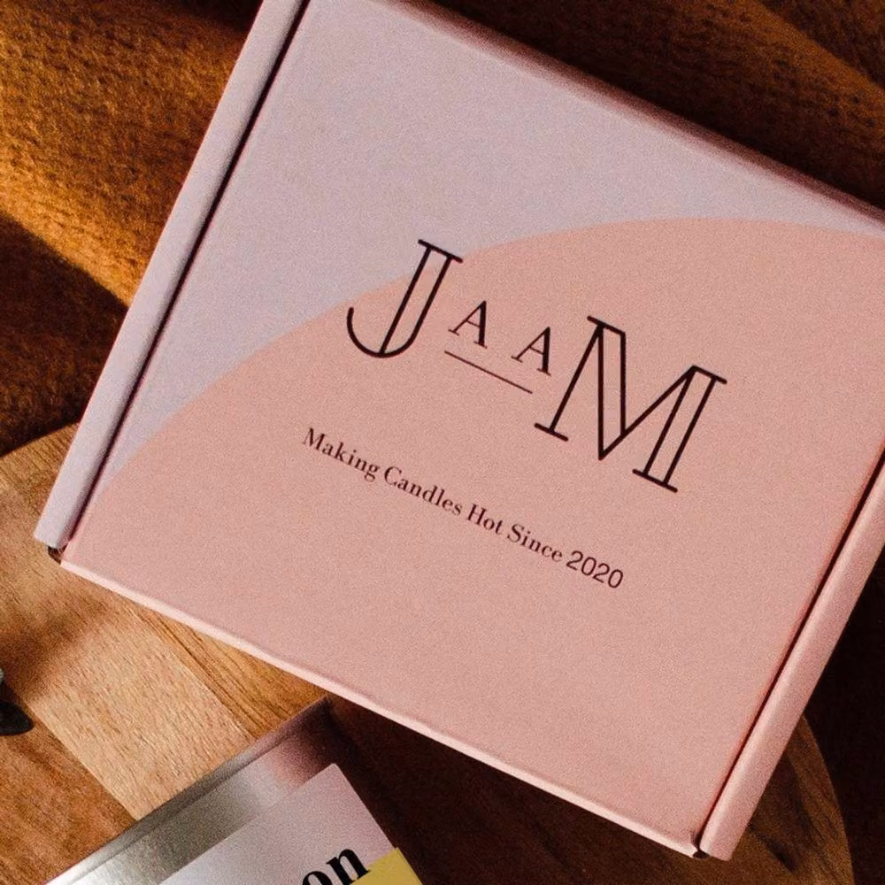 JAAM Bum Bum Wood Wick Tabletop Candle in Silver with Summer Fruity and Gourmand Scents – 3