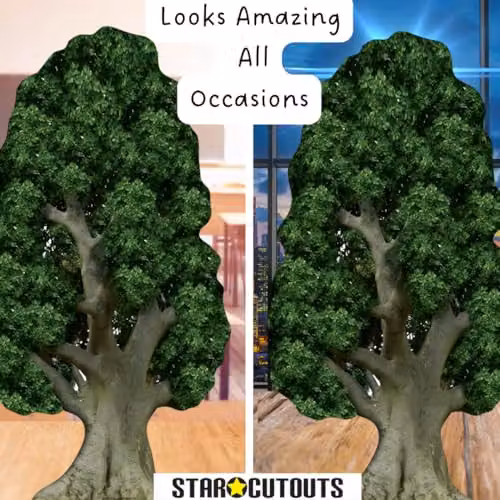 Star Cutouts SC275 Tree Cardboard Cutout, Green, Height: 179 cm – 4