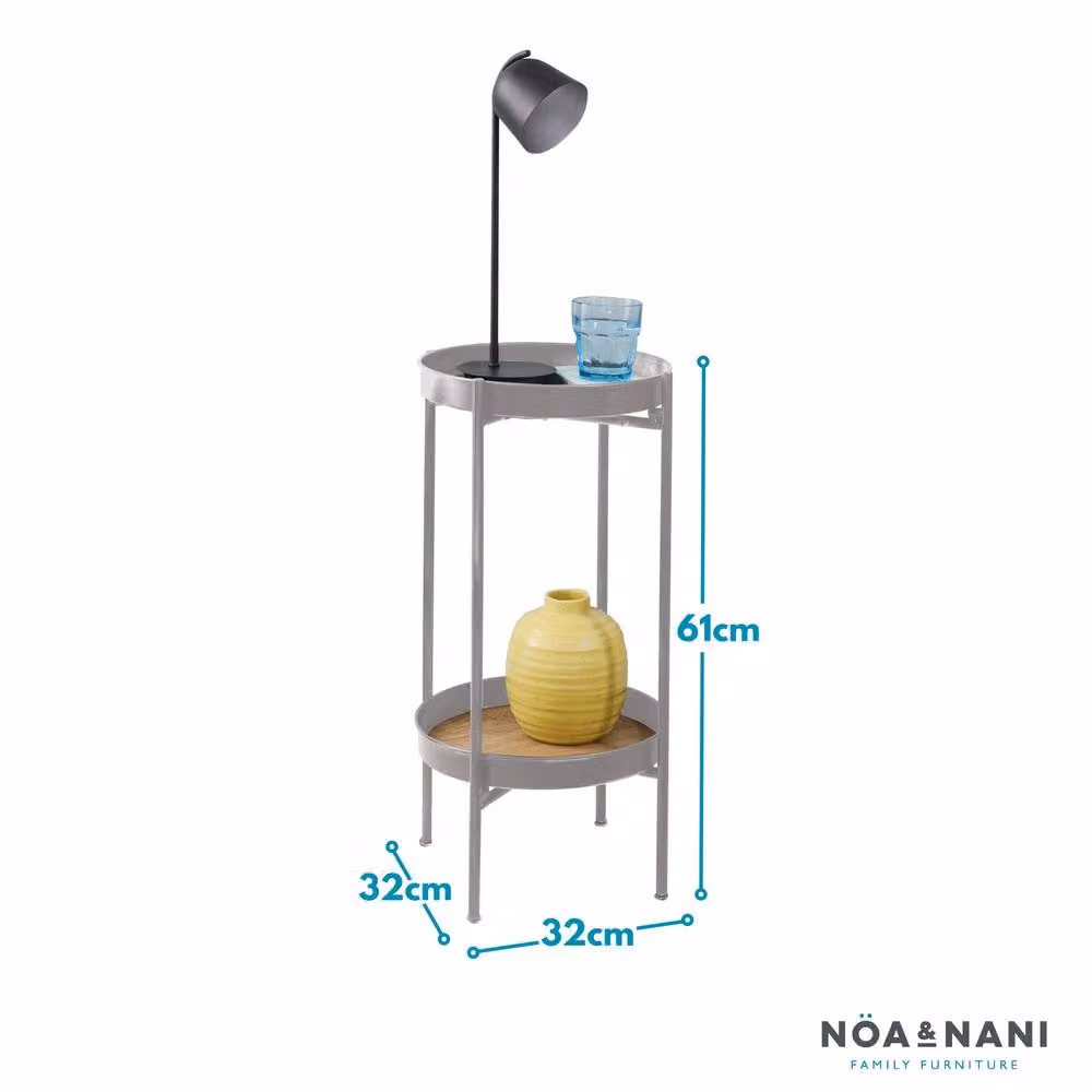 Nöa and Nani Solna Small Side Table in Ultimate Grey – 2