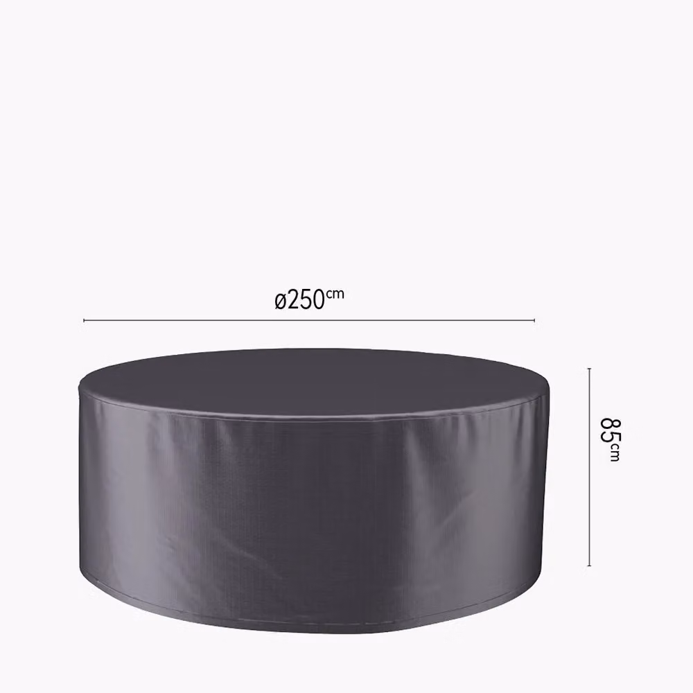 Ruma AeroCover Waterproof Polyester Round Garden Dining Set Cover in Grey, W: 250 cm, D: 250 cm, H: 85 cm – 5