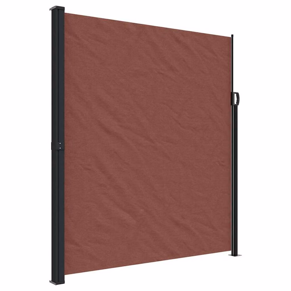 Berkfield Home Retractable Side Awning in Brown, W/D/H: 600 x 220 cm – 2