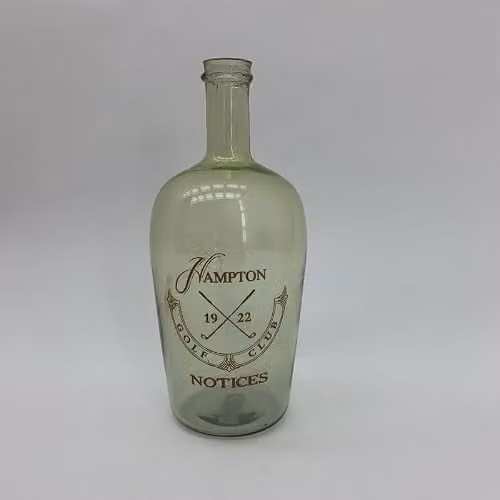 Minster Green Glass Decorative Tabletop Vase, W/D/H: 13 x 13 x 18 cm