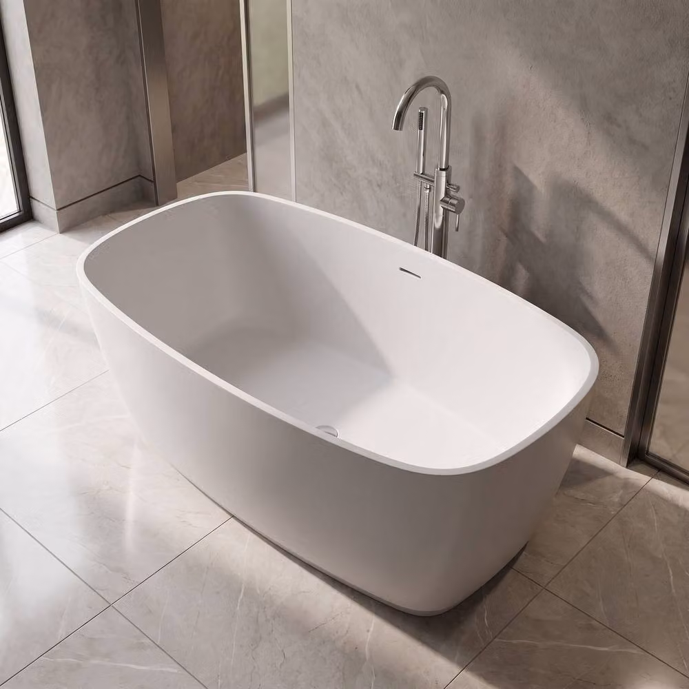 Balterley Tamworth Freestanding Rectangular Double Ended Bath, White, W: 149.5 cm, D: 72 cm, H: 54 cm – 3