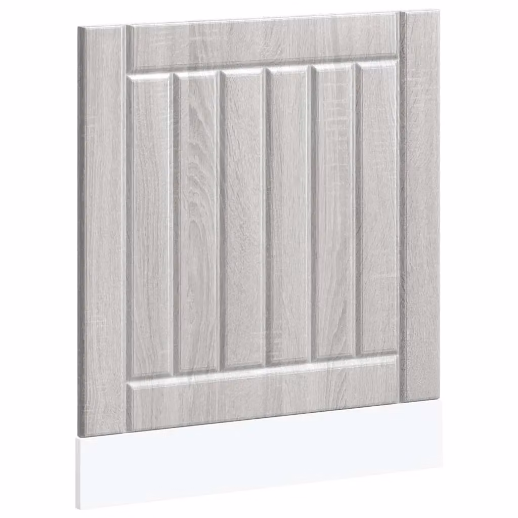 Berkfield Home Lucca Grey Sonoma Dishwasher Panel in Engineered Wood – 2