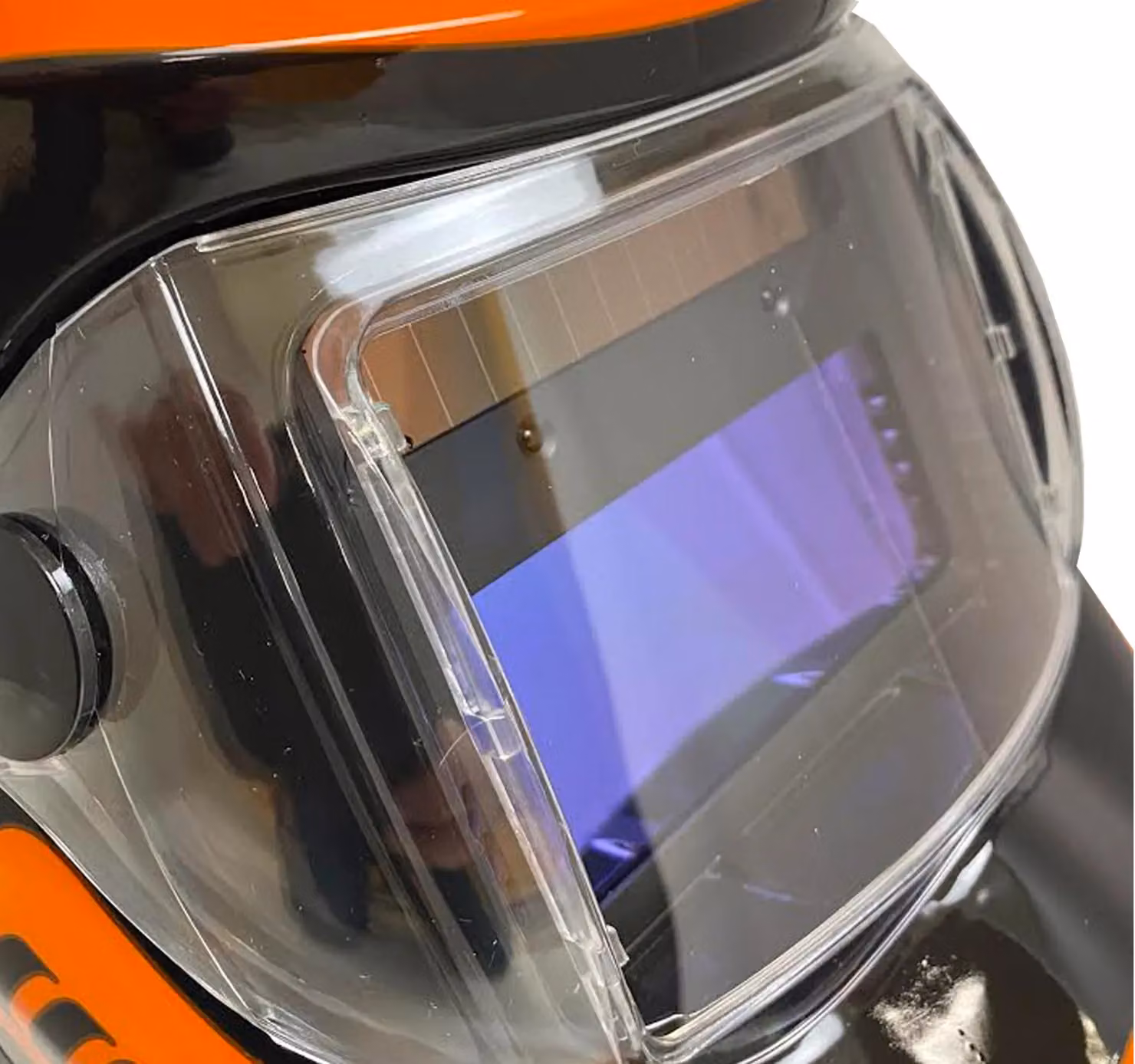 Autojack Auto Darkening Welding Helmet in Orange – 3
