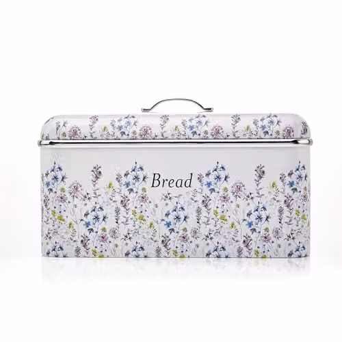 Laura Ashley Wild Meadow Multicolour Metal Bread Bin – 1