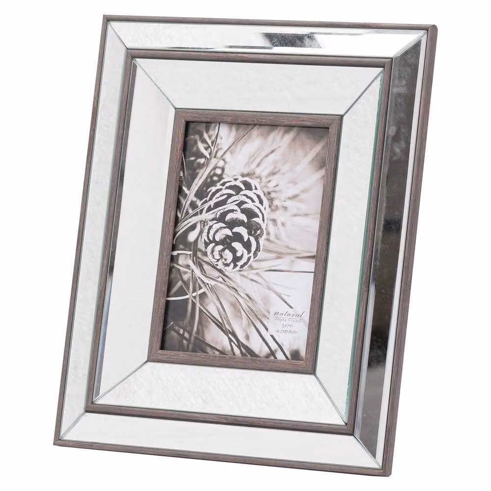 Hill Interiors Tristan Single Rectangular Wood Photo Frame, Brown, 13 x 18 cm – 2