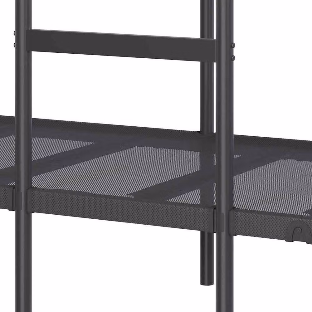 Berkfield Home Black Metal Bunk Bed without Mattress W: 80 cm, L: 200 cm – 5