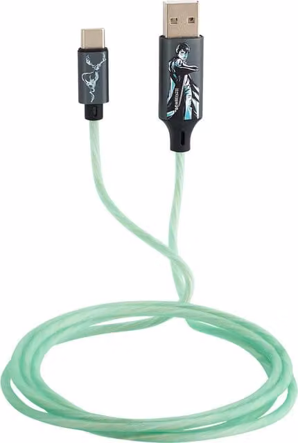 Lazerbuilt Harry Potter Patronus Light-Up USB-C Lamp, Green