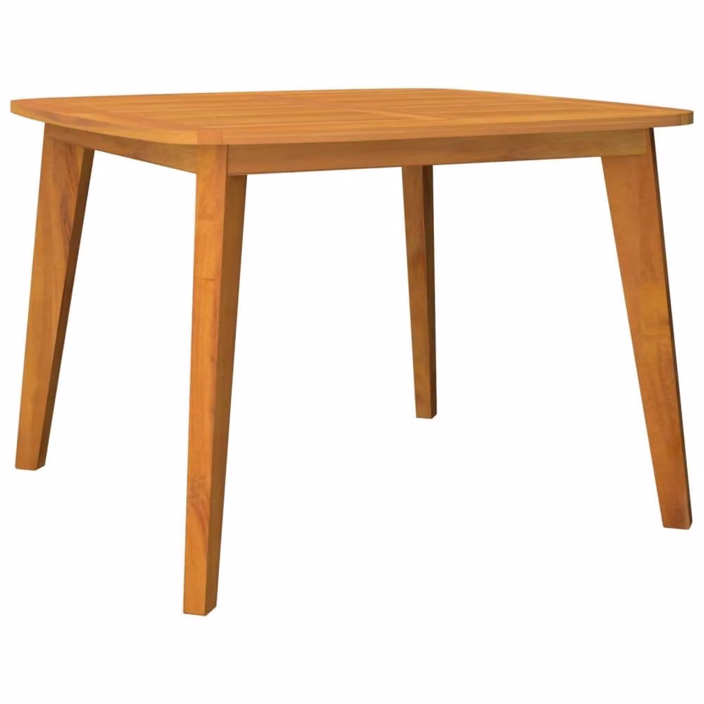 Berkfield Home Garden Table in Brown Solid Acacia Wood, W/D/H: 110 x 110 x 75 cm – 1