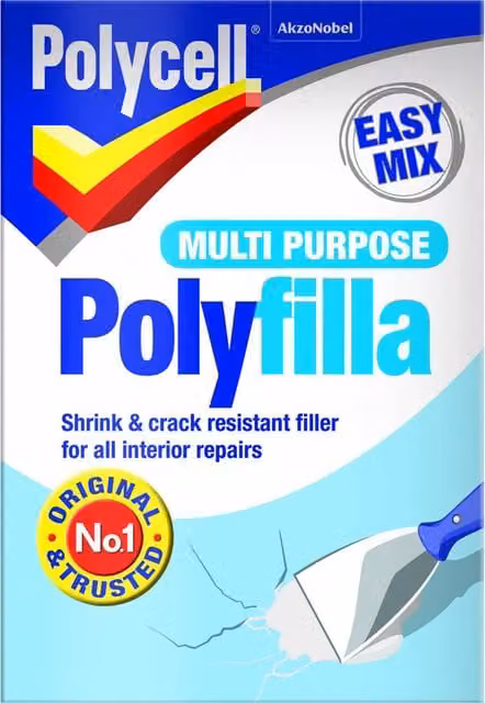 Polycell Polyfilla Interior Filler, White, 1.8 kg