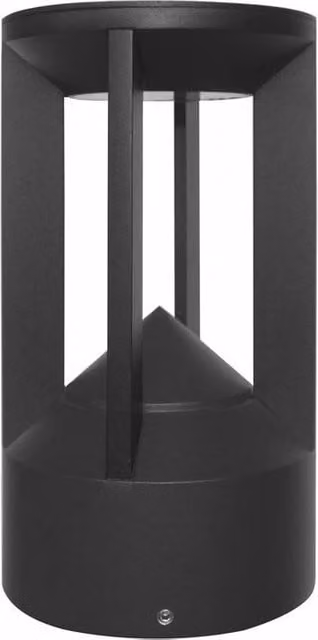 Netlighting Nomad Outdoor Pedestal Light in Black with 3000K Warm White LED and IP54 Rating