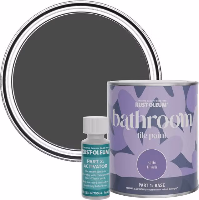 Rust-Oleum Bathroom Tile Paint in Satin Finish, After Dinner, 0.75 l