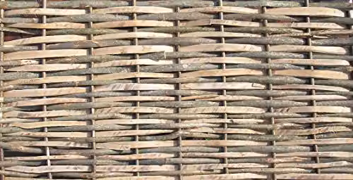 Papillon Split Hazel Hurdle Woven Wattle Garden Fence Panel, Brown, H 180 cm x W 90 cm x D 9 cm – 2