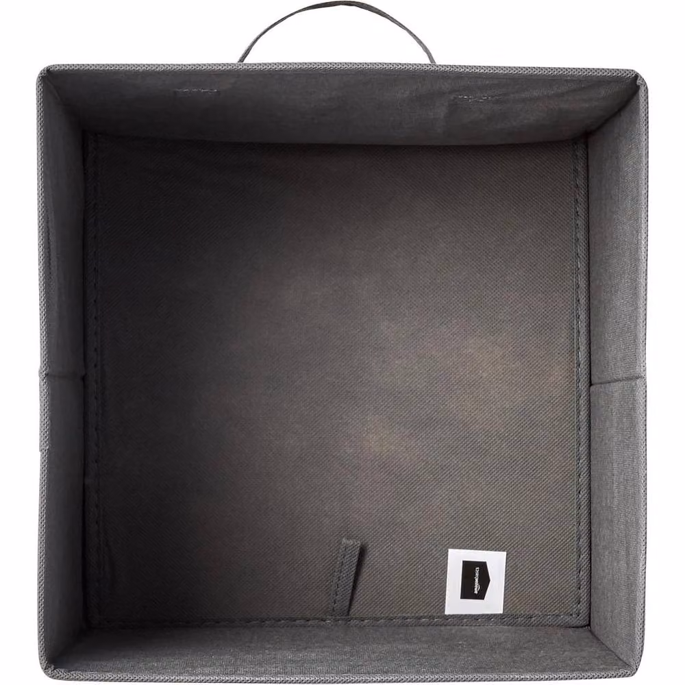 Nordara 6 Pack Grey Fabric Foldable Storage Cubes with Handles – 3