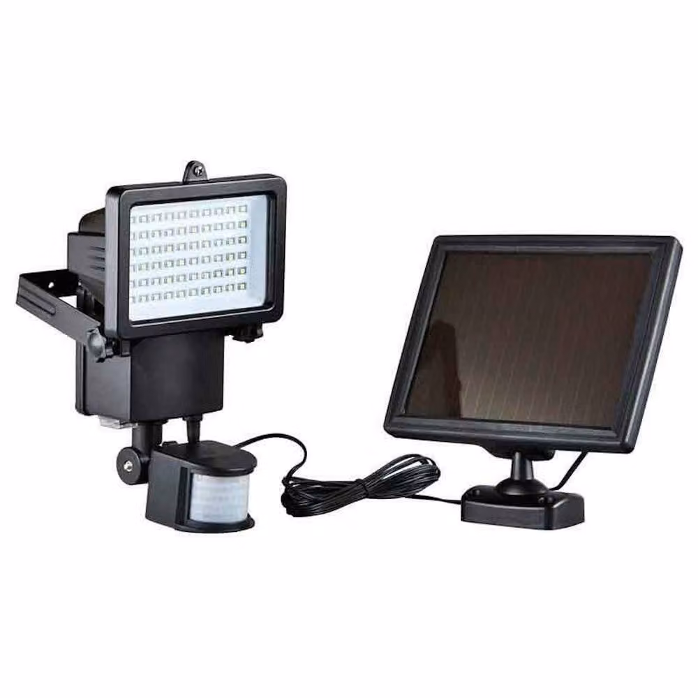 Smart Garden Products Millennium Solar Powered LED Floodlight with PIR Motion Sensor in Black – 2