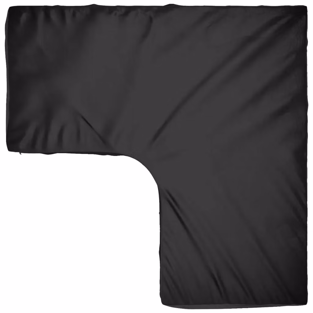 Berkfield Home L-Shaped Garden Furniture Cover in Black, W/D/H: 185 x 185 x 90 cm – 3