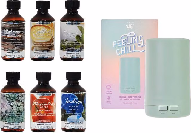 Simpa Feeling Chilled Diffuser with 6 Assorted Oil Scents in Multicolour – 1
