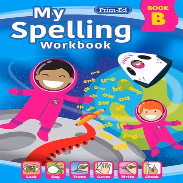 RIC Publications My Spelling Workbook Book B Multicolour Paperback