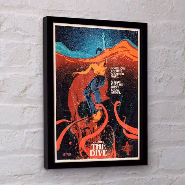 Netflix Chapter 6 The Dive Multicolour Framed Paper Poster