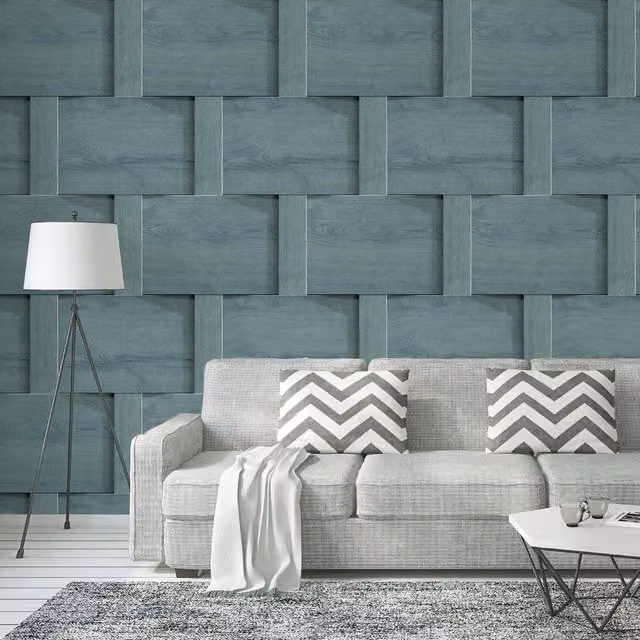 Debona Modern Geometric Abstract Paper Wallpaper in Green