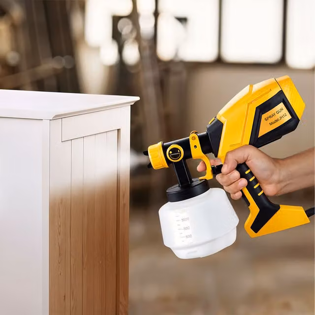 Livingandhome Electric Handheld Paint Sprayer in Yellow