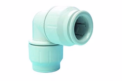 John Guest Equal Elbow 22mm PEM0322W in White