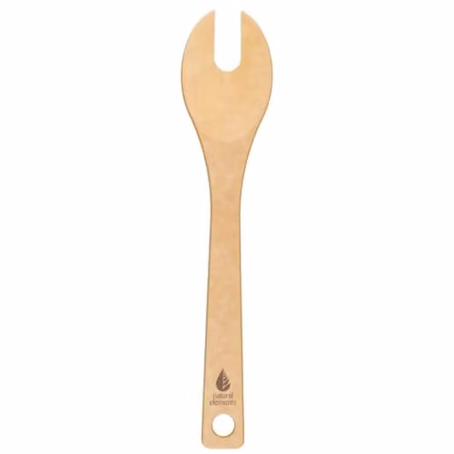 Natural Elements Brown Wood Fibre Spaghetti Spoon