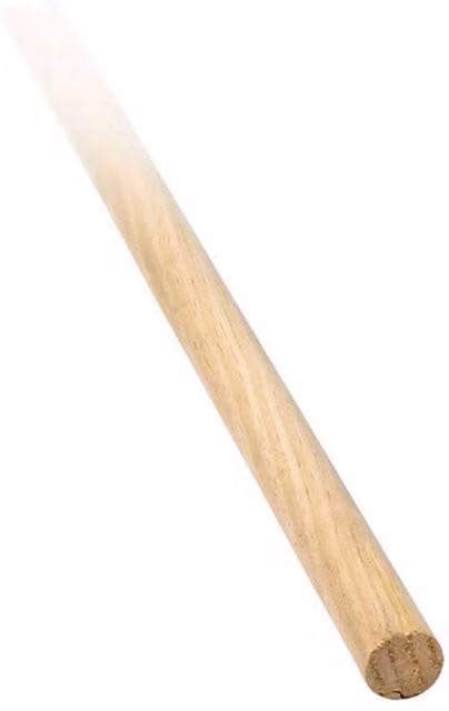 Buffalo Broom with Natural Wooden Handle, Brown/Beige, Length: 150 cm, Diameter: 2.8 cm