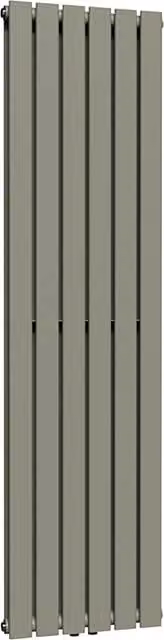 Lux Heat Flat Coloured Vertical Steel Radiator in Green, H 160 cm x W 42 cm