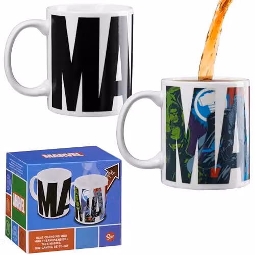 Marvel Heat Changing Ceramic Mug, Multicolour, 312ml – 1