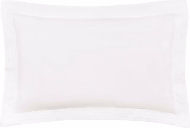 Bedeck of Belfast Vendi Oxford Pillowcase, White Cotton, Antibacterial and Reversible