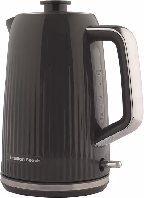 Hamilton Beach Miami Electric Kettle, 1.7 l, Charcoal Grey – 6