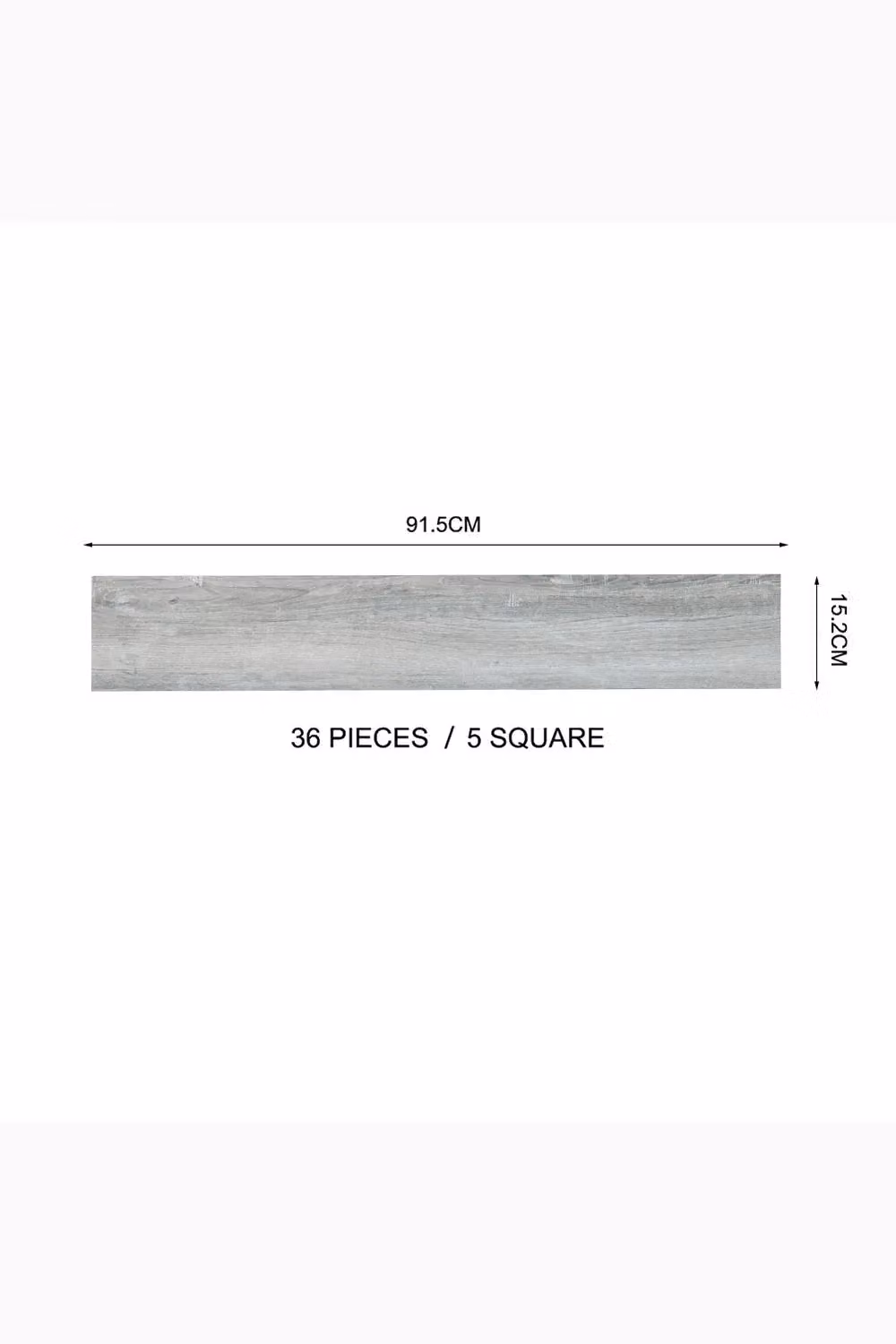 Living and Home Grey Wood Effect Self Adhesive Plank Flooring, 36 Pieces – 3