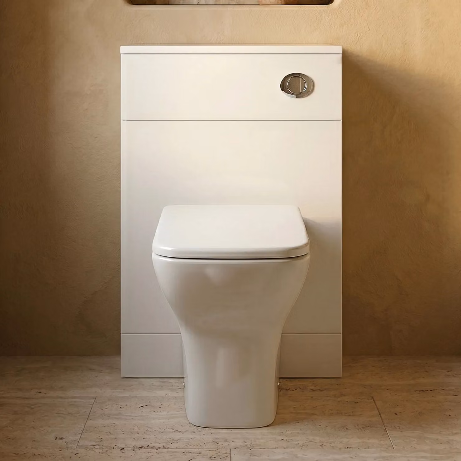 Balterley Gloss White Freestanding Straight WC Unit – 3